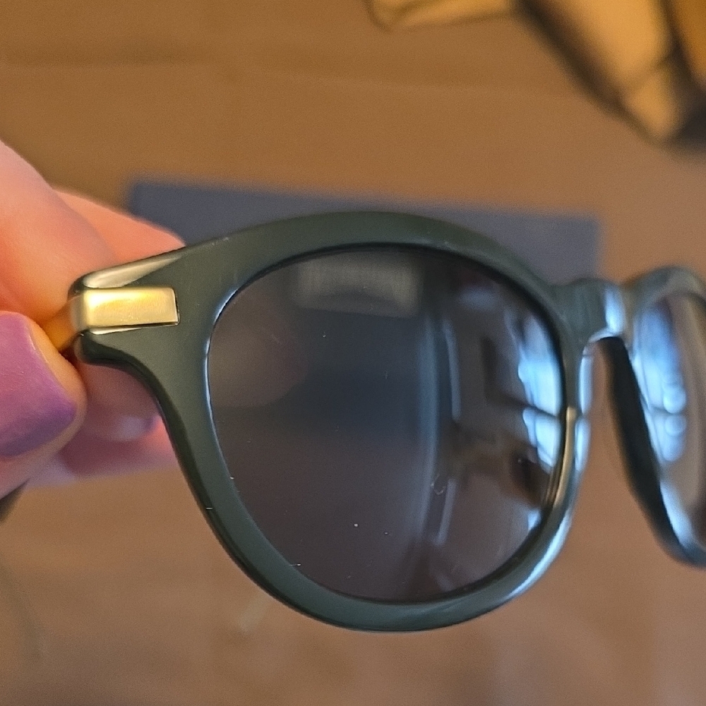 Vilebrequin Dark Green Frame Sunglasses with Black Lenses - Picture 8 of 12